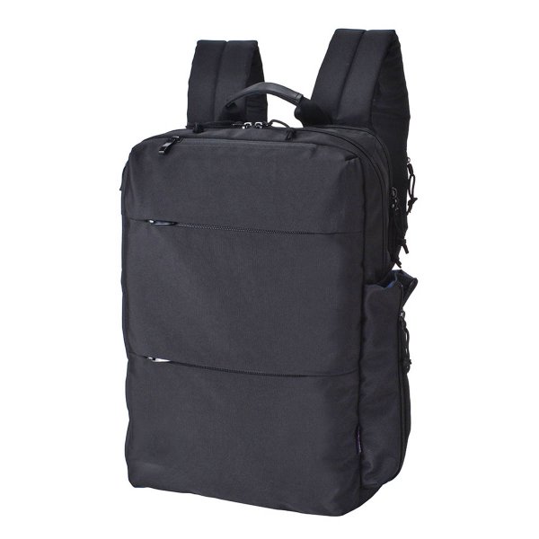 ビジネスリュック2ルームデイバッグノートPC対応A4B4大容量軽量縦型ビジネスバッグHbyFIGER22000多機能10PocketsBackPack通勤通学アウトドアアスレチック