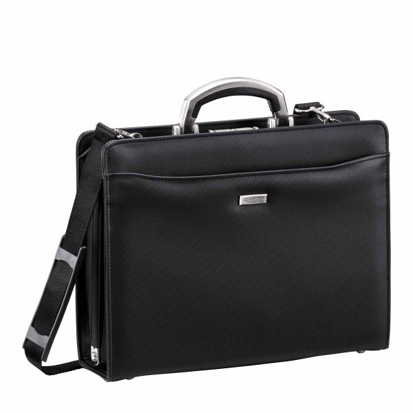 画像2: ダレスバッグ ビジネスバッグ メンズ A4クリアファイル 2way 日本製 国産 豊岡製鞄 ブランド J.C HAMILTON J.Cハミルトン 22358 防滴 防汚 横型 アルミ手 大開 通勤 通学 リクルート 鞄倶楽部 (2)