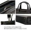 画像11: ビジネスバッグ レトロ調 ブリーフケース メンズ B4 自立 大容量 2way ブランド BRELIOUS 22366 白化合皮 通勤 出張 営業 (11)