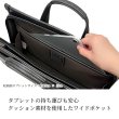 画像8: ビジネスバッグ レトロ調 ブリーフケース メンズ B4 自立 大容量 2way ブランド BRELIOUS 22366 白化合皮 通勤 出張 営業 (8)