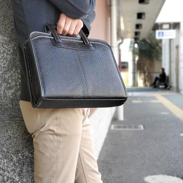 ビジネスバッグミニブリーフケースメンズ小さめセカンドポーチブランドBRELIOUSブレリアス#26690B5ファイル日本製豊岡ショルダーベルト使い易い大開き通勤通学お出掛け鞄倶楽部平野(株)