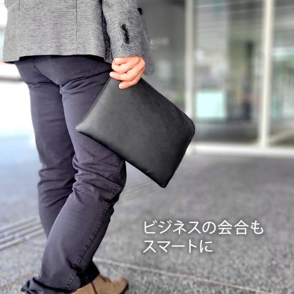 クラッチバッグセカンドバッグスリムクラッチバッグインバッグメンズレディースB5サイズポーチ薄マチブランドHAMILTONハミルトン23490会議説明会冠婚葬祭結婚式鞄倶楽部