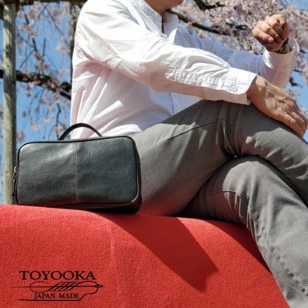 セカンドバッグメンズ2wayポーチダブルファスナーブランドANDYHAWARD25814レトロアンティーク調おしゃれ冠婚葬祭鞄倶楽部