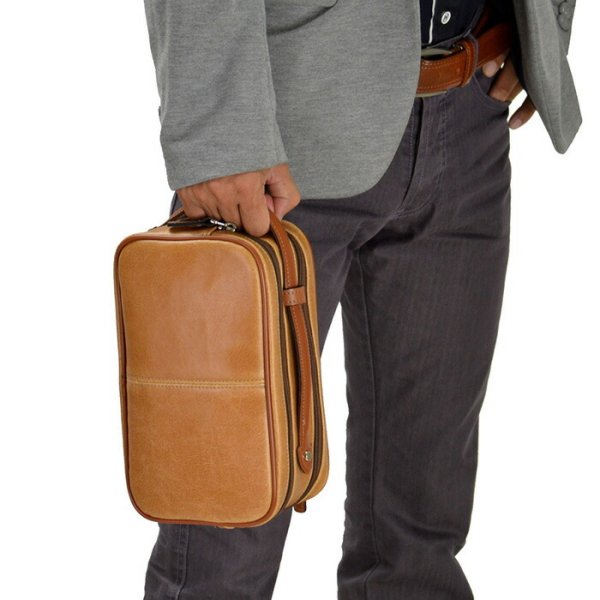 セカンドバッグメンズ2wayポーチダブルファスナーブランドANDYHAWARD25814レトロアンティーク調おしゃれ冠婚葬祭鞄倶楽部