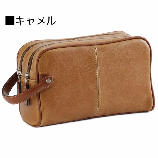 セカンドバッグメンズポーチダブルファスナーブランドANDYHAWARD25815レトロアンティーク調おしゃれ冠婚葬祭鞄倶楽部