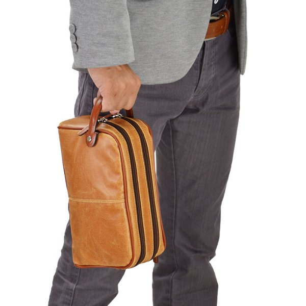 セカンドバッグメンズポーチダブルファスナーブランドANDYHAWARD25815レトロアンティーク調おしゃれ冠婚葬祭鞄倶楽部