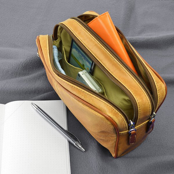 セカンドバッグメンズポーチダブルファスナーブランドANDYHAWARD25815レトロアンティーク調おしゃれ冠婚葬祭鞄倶楽部