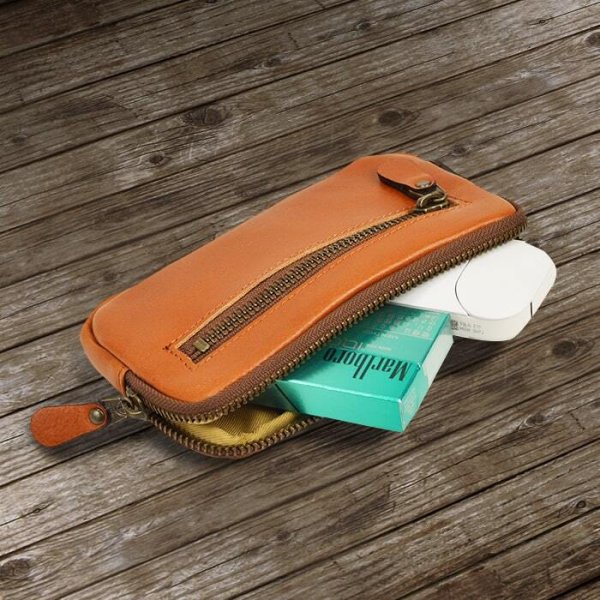 ベルトポーチ本革ミニポーチ日本製ブランドBLAZERCLUB25898牛革電子たばこケーススマホポーチシガーケース外出お散歩鞄倶楽部