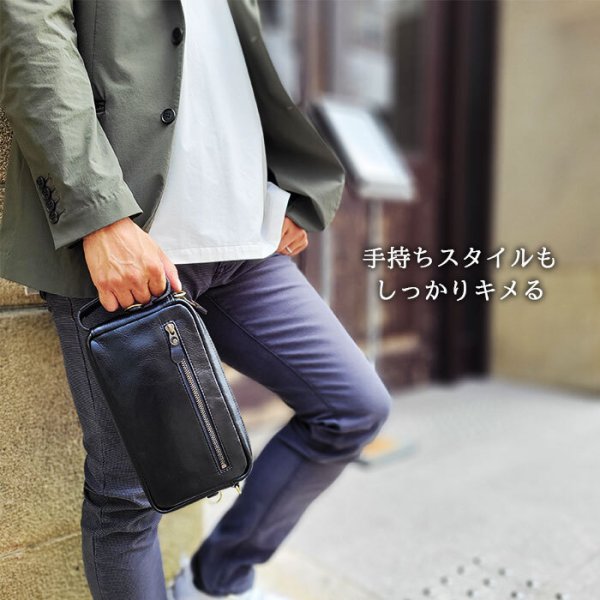 ショルダーバッグセカンドポーチ小さめミニショルダー本革軽量斜めがけ横型ブランドSADDLE25925小さめ牛革高級レザー豊岡日本製冠婚葬祭旅行お出掛鞄倶楽部