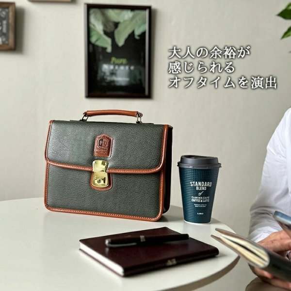 セカンドバッグ日本製A5レトロフォーマルポーチメンズブランドBRELIOUS25924アンティーク調シャード―仕上げお散歩お出掛け通勤冠婚葬祭鞄倶楽部