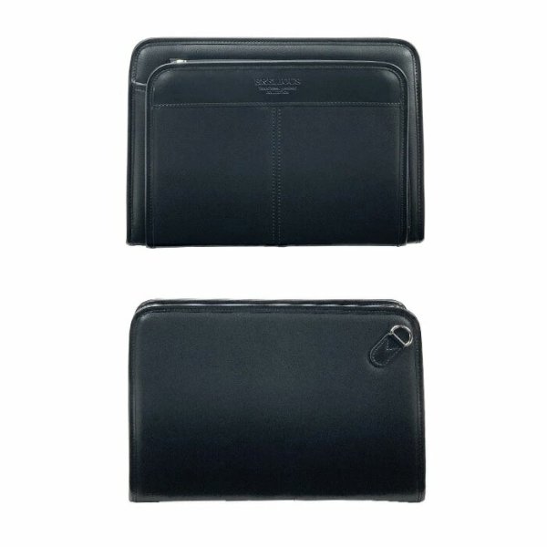 セカンドバッグクラッチバッグポーチ豊岡製日本製大き目29cm持ち手付き軽量B5用紙サイズ対応ブランドBRELIOUS25947身の回り品収納冠婚葬祭お出かけお散歩鞄倶楽部