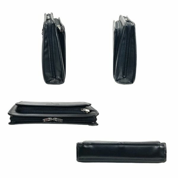 セカンドバッグクラッチバッグポーチ豊岡製日本製大き目29cm持ち手付き軽量B5用紙サイズ対応ブランドBRELIOUS25947身の回り品収納冠婚葬祭お出かけお散歩鞄倶楽部