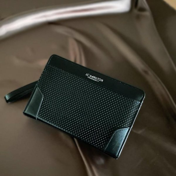 画像14: クラッチバッグ セカンドバッグ メンズ 日本製 豊岡製鞄 ブランド J.C HAMILTON 25961 カジュアル フォーマル 冠婚葬祭 黒 小さめ 横型 軽量 ギフト プレゼント 鞄倶楽部 (14)