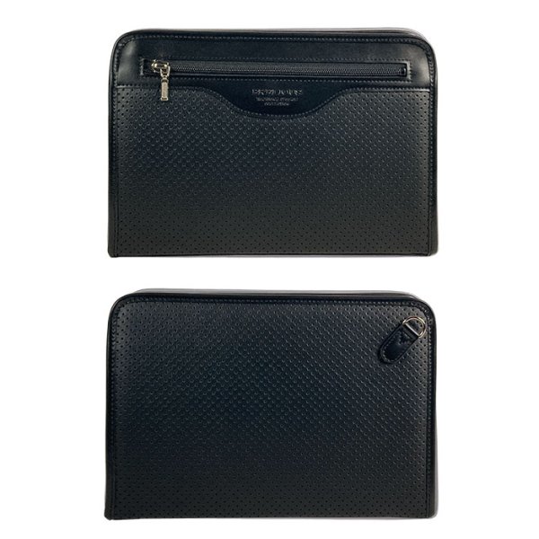 画像12: セカンドバッグ クラッチバッグ ポーチ 豊岡製 日本製 29cm 大きめ 持ち手付き 軽量 A5ファイル対応 ブランド BRELIOUS　ブレリアス 25963 カード収納 冠婚葬祭 お出かけ お散歩 鞄倶楽部 (12)