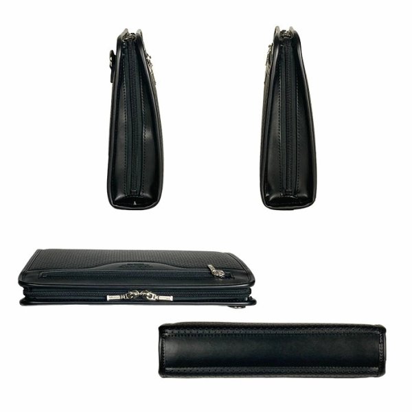 画像13: セカンドバッグ クラッチバッグ ポーチ 豊岡製 日本製 29cm 大きめ 持ち手付き 軽量 A5ファイル対応 ブランド BRELIOUS　ブレリアス 25963 カード収納 冠婚葬祭 お出かけ お散歩 鞄倶楽部 (13)