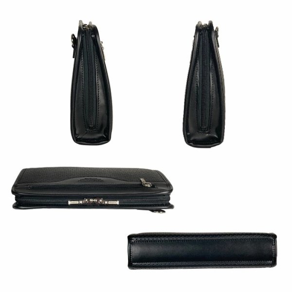 画像13: セカンドバッグ クラッチバッグ ポーチ 豊岡製 日本製 26cm 普通サイズ 持ち手付き 軽量 A5用紙対応 ブランド BRELIOUS　ブレリアス 25964 カード収納 冠婚葬祭 お出かけ お散歩 鞄倶楽部 (13)