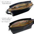 画像13: セカンドバッグ ポーチ クラッチバッグ メンズ 本牛革 ソフトレザー ブランド HAMILTON 25969 YKKファスナー 外出 お散歩 冠婚葬祭 黒 持ち手 人気 鞄倶楽部 (13)