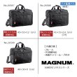 画像14: ビジネスバッグ 手提げバッグ ショルダーバッグ 軽量 メンズ レディース ブランド マグナム 26548 B4ファイル 2way 2室 横型 出張 通勤 黒 MAGNUM 鞄倶楽部 (14)