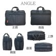画像15: ビジネスバッグ 手提げバッグ ショルダーバッグ 軽量 メンズ レディース ブランド マグナム 26548 B4ファイル 2way 2室 横型 出張 通勤 黒 MAGNUM 鞄倶楽部 (15)