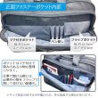 画像9: ビジネスバッグ 軽量 手提げバッグ ショルダーバッグ メンズ レディース ブランド 26549 B4 2way 2室 横 1680Dポリエスター 出張 通勤 黒 MAGNUM 鞄倶楽部 (9)