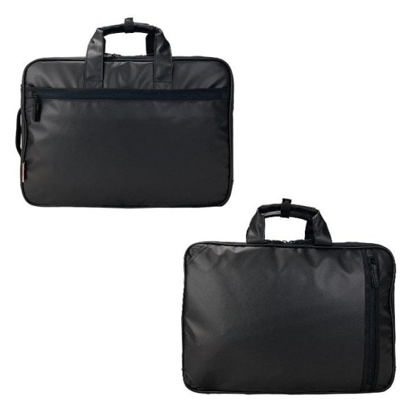 画像15: ビジネスバッグ メンズ レディース 軽量 A3用紙対応 2層式 ブランド MAGNUM マグナム 26709 ノートPC対応 ショルダーベルト 3Way 黒 横型 通勤 通学 出張 鞄倶楽部 (15)