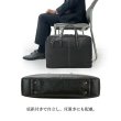 画像12: ビジネスバッグ レトロ調 ブリーフケース メンズ B4 大容量 タブレット収納 2WAY ブランド BRELIOUS 26726 通勤 営業 (12)