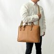 画像4: ビジネスバッグ レトロ調 ブリーフケース メンズ B4 大容量 タブレット収納 2WAY ブランド BRELIOUS 26726 通勤 営業 (4)