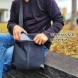 画像12: ショルダーバッグ 高密度ナイロン ブリーフバッグ 薄マチ 軽量 ブランド PHILIPE LANGLET 33772 B5用紙 対応 縦型 肩掛け 旅行 お散歩 お出掛け 通学 通勤 鞄倶楽部 (12)