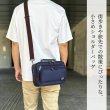 画像4: ショルダーバッグ ミニショルダーバッグ メンズ A5 小さめ 軽量 多収納 2WAY 横型 ナイロン ブランド ANDY HAWARD 33800 旅行 散歩 (4)