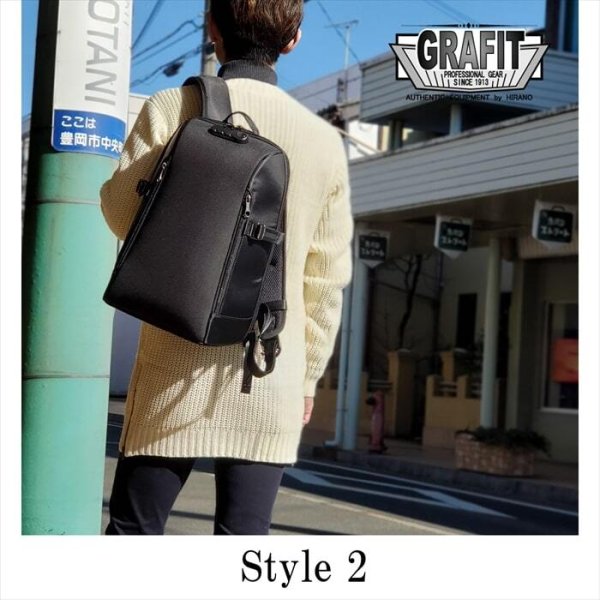ビジネスバッグリュックバックパックメンズレディースA4ダイヤルロック付きD-バッグブランドGRAFITNo:42576タブレット対応セキュリティー自転車通勤通学出張鞄倶楽部