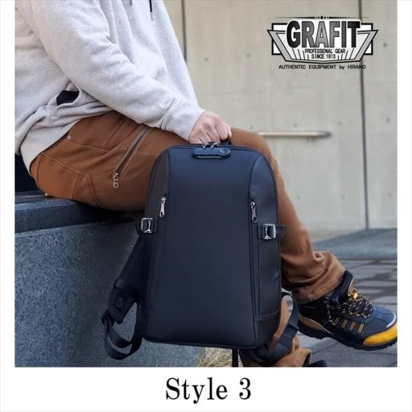 ビジネスバッグリュックバックパックメンズレディースA4ダイヤルロック付きD-バッグブランドGRAFITNo:42576タブレット対応セキュリティー自転車通勤通学出張鞄倶楽部