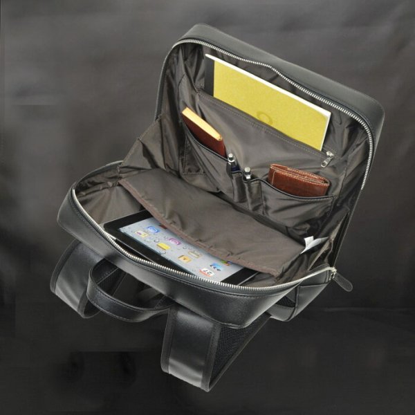 ビジネスリュックモバイル対応シンプルなビジネスバッグA4ファイル対応メンズレディースブランドHAMILTONNo:42579ユニセックス水汚れに強い通勤通学就活鞄倶楽部