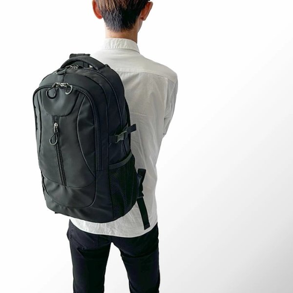 画像3: D-バッグ 軽量 リュックサック バックパック 19リッター 高密度ナイロン ブランド GULLWING 42598 モバイルポケット 通勤 通学 遠足 スポーツ トレッキング 旅行 鞄倶楽部 (3)