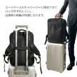 画像13: ビジネスリュック ビジネスバッグ バックパック B4 A4 ブランド MAGNUM 42604 大容量 軽量 多機能 ジャバラ 2ルーム PC タブレット対応 21L キャリーオン 通勤 通学 自転車通勤 出張 (13)