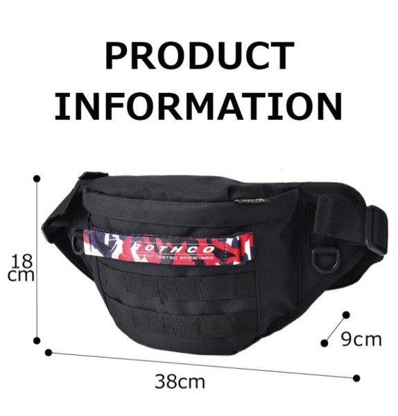 ウエストバッグ斜め掛けポーチボディーバッグワンショルダーブランドROTHCOロスコ45000撥水軽量メンズレディースアウトドアハイキングウォーキングミリタリー旅行サイクリング