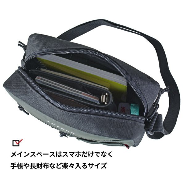 ショルダーバッグポーチ小さめ斜めがけメッセンジャーバッグブランドROTHCOロスコ45075メンズレディースサブバッグ小物収納撥水防汚軽量ごフルお出掛け散歩外出