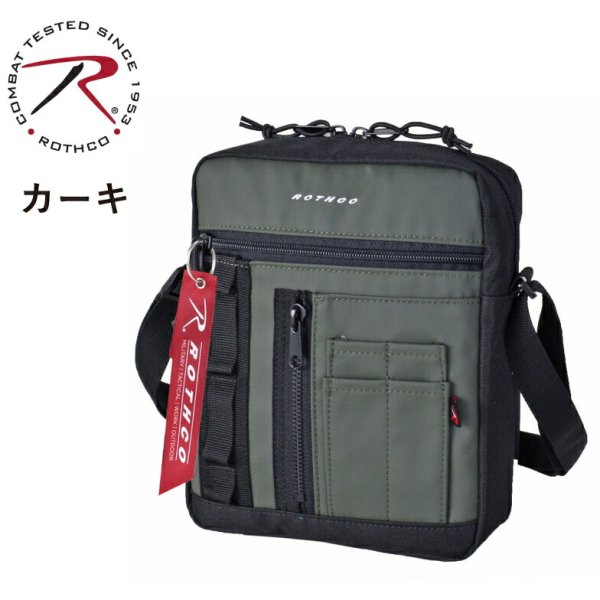 ショルダーバッグポーチ小さめ斜めがけメッセンジャーバッグブランドROTHCOロスコ45075メンズレディースサブバッグ小物収納撥水防汚軽量ごフルお出掛け散歩外出