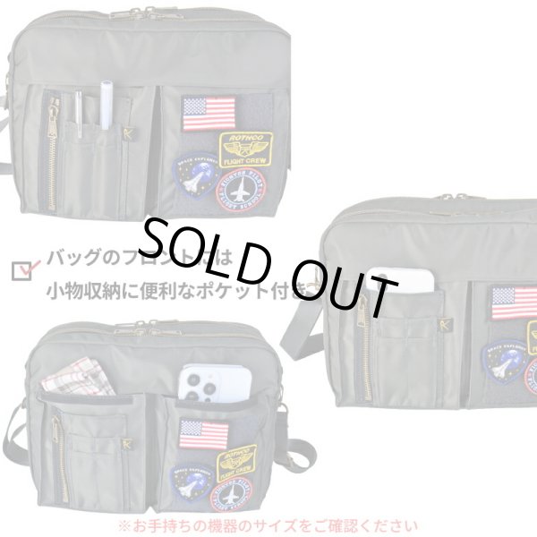 ショルダーバッグ小さめミニサイズ小型ブランドROTHCOロスコ45081パッチワッペン軽量スポーツ旅行お出掛け外出ウォーキングゴルフお散歩