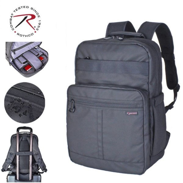 画像1: ビジネスリュック ビジネスバッグ D-バッグ ブランド ROTHCO ロスコ 45088 耐水 止水ファスナー 防汚 軽量 消臭 A4ファイル対応 ノートPC収納 キャリーオン パソコンバッグ 手提げ 通勤 通学 (1)