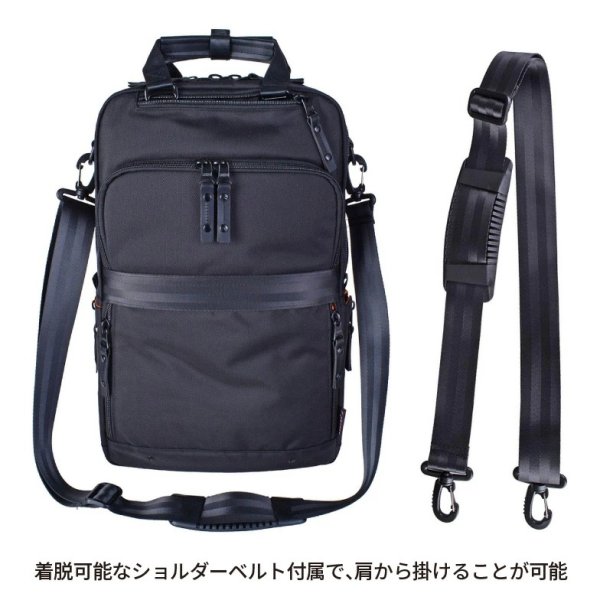 画像12: ビジネスリュック ビジネスバッグ ショルダー 3way 2ルーム 軽量 撥水 ノートPC タブレット対応 ブランド ROTHCO ロスコ 45093 縦型 メンズ レディース パソコンバッグ 通勤 通学 就活 (12)