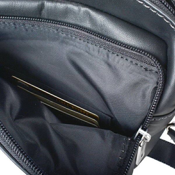 ショルダーバッグ牛革リアルレザー肩掛け斜め掛け小さめ縦型鞄メンズブランドSAXONサクソン5042サコッシュ本革クロお散歩冠婚葬祭旅行外出