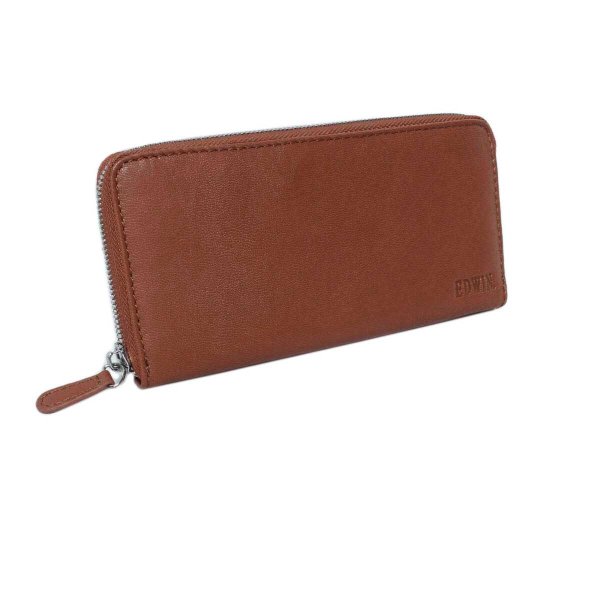 財布束入れウォレットメンズレディースサイフ本革ブランドEDWIN[エドウィン]510655ラウンドファスナーゴートレザー山羊革ファスナー小銭入れカードポケットギフトプレゼント