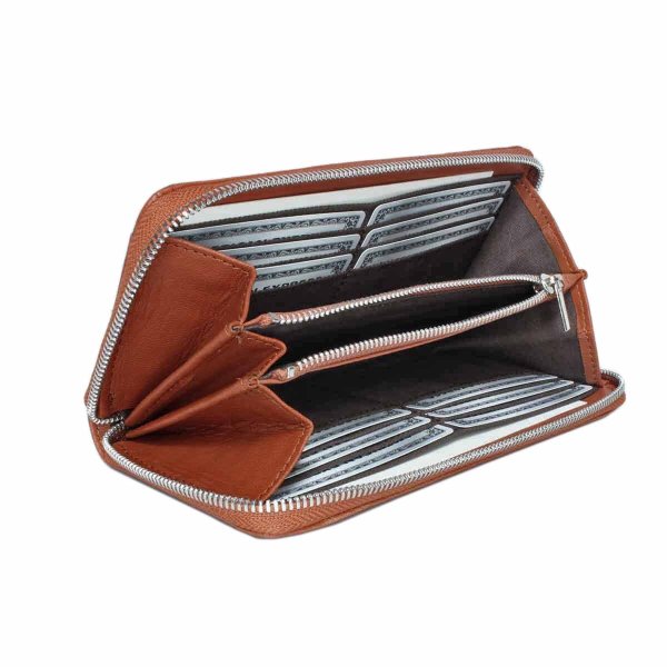 財布束入れウォレットメンズレディースサイフ本革ブランドEDWIN[エドウィン]510655ラウンドファスナーゴートレザー山羊革ファスナー小銭入れカードポケットギフトプレゼント