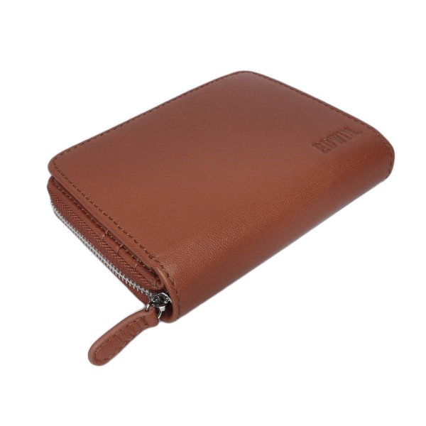 サイフ二つ折り深札入れ財布本革ブランドEDWIN[エドウィン]510656山羊革ゴートレザーウォレット大きいラウンドファスナー小銭入れカードポケットギフトプレゼント