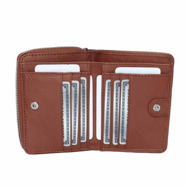 サイフ二つ折り深札入れ財布本革ブランドEDWIN[エドウィン]510656山羊革ゴートレザーウォレット大きいラウンドファスナー小銭入れカードポケットギフトプレゼント