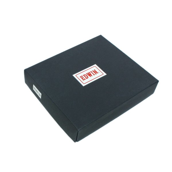 サイフ二つ折り財布小銭入れ付き本革メンズブランドEDWIN[エドウィン]山羊革ゴートレザーウォレットギフトプレゼント