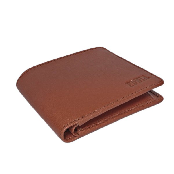 サイフ二つ折り財布小銭入れ付き本革メンズブランドEDWIN[エドウィン]山羊革ゴートレザーウォレットギフトプレゼント