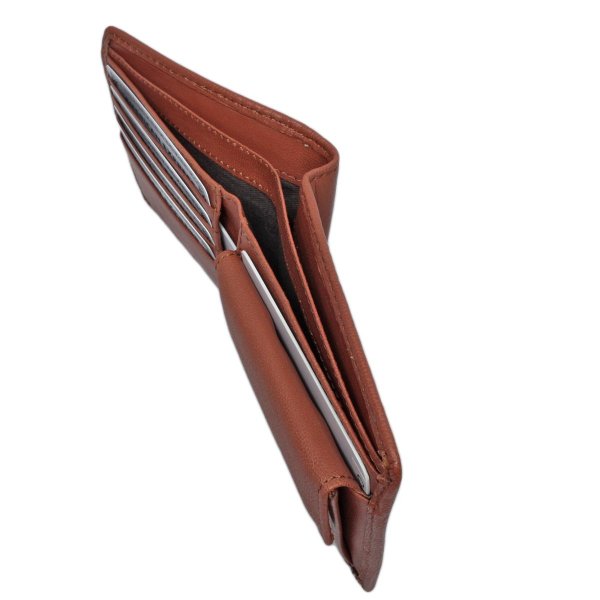 サイフ二つ折り財布小銭入れ付き本革メンズブランドEDWIN[エドウィン]山羊革ゴートレザーウォレットギフトプレゼント