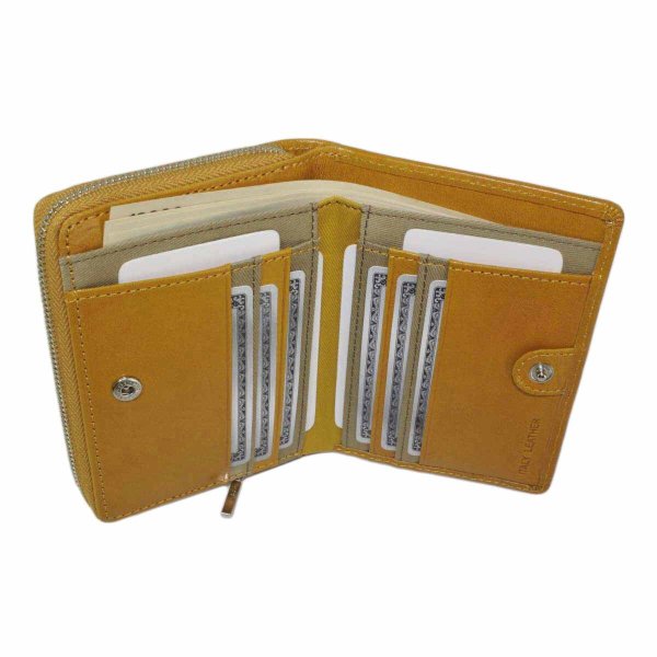 財布二つ折り深札入れブランドメンズサイフ本革Lee[リー]No:520266イタリアンレザーウォレットラウンドファスナー小銭入れカードポケットギフトプレゼント