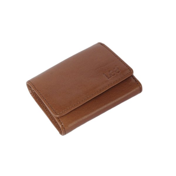 財布三つ折りコンパクト札入れブランドメンズサイフLee[リー]No:520267本革イタリアンレザーウォレットカードポケット小銭入れ付きギフトプレゼント